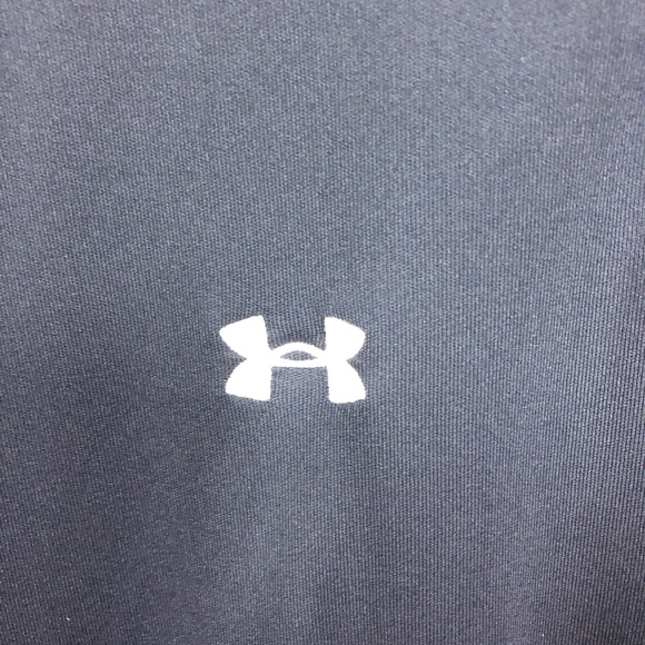 UNDER ARMOUR NAVY L/S POLO SHIRT L - Picture 3 of 5